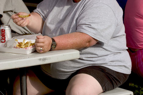 fat people eating mcdonalds. Fat Stigma: How Online News